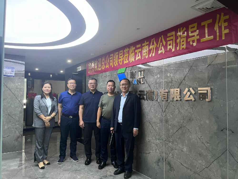 携手并进，同心同行—总经理鲜涛带队顺利完成云南分公司巡查