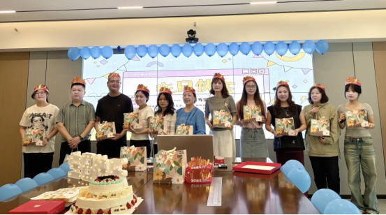 共享生辰，齐乐游戏——中旺集团举办第二季度员工生日会活动